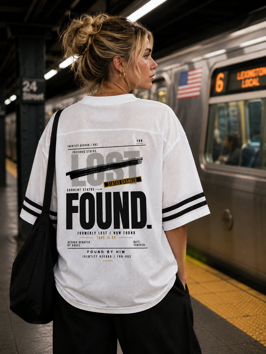 FOUND - Taped Mesh Tee