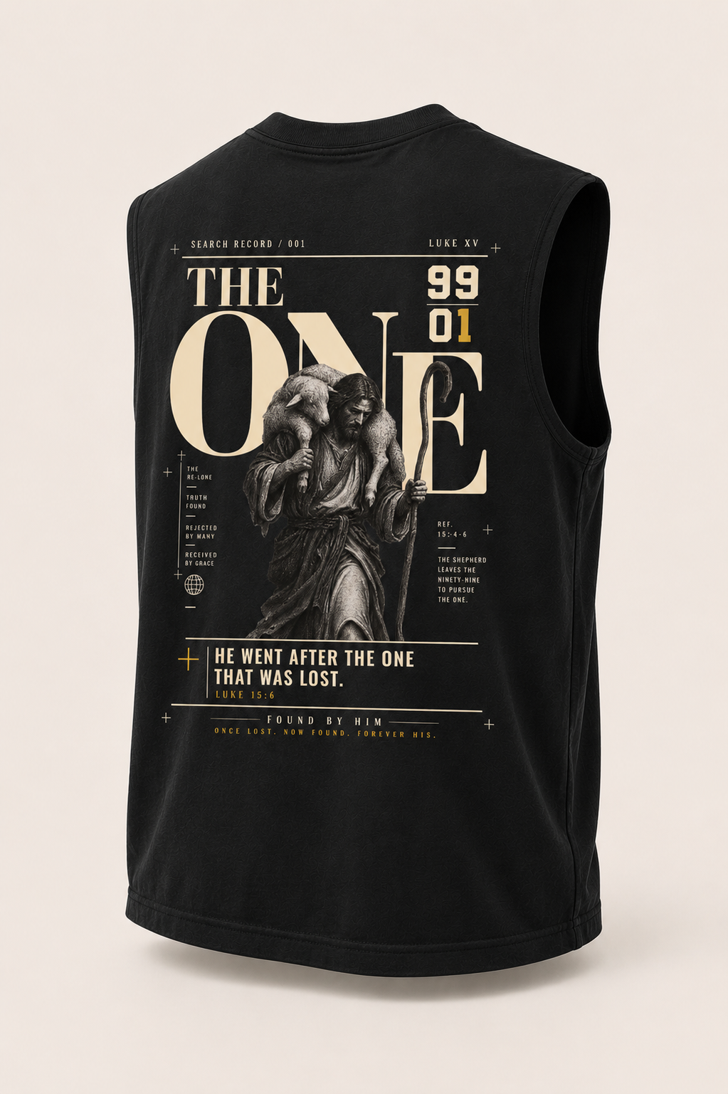 THE ONE - Men's Sleeveless Cotton Tank Top