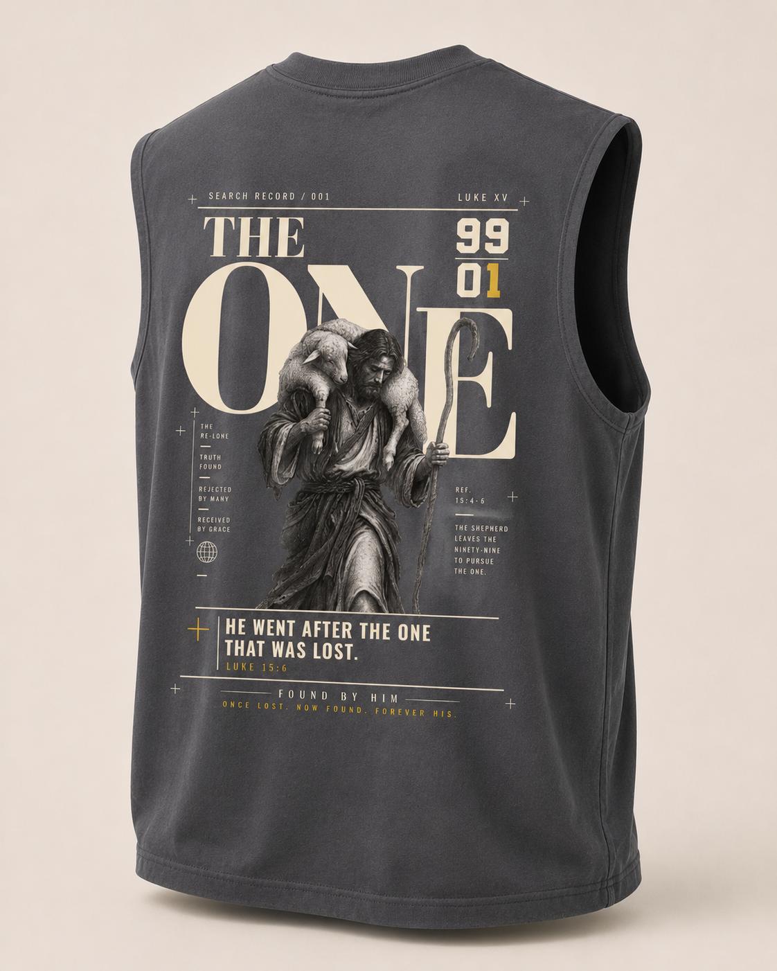 THE ONE - Men's Sleeveless Cotton Tank Top
