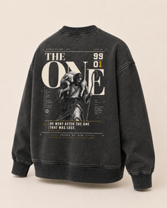 THE ONE - Mineral Wash Oversized Sweater