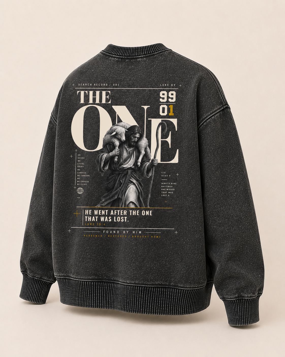 THE ONE - Mineral Wash Oversized Sweater