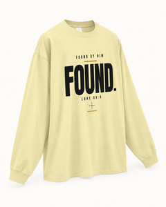 FOUND - Oversized Unisex Long Sleeve T-Shirt