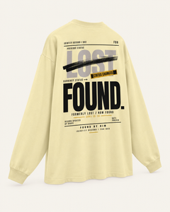 FOUND - Oversized Unisex Long Sleeve T-Shirt