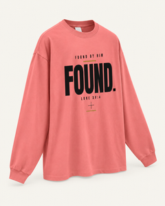 FOUND - Oversized Unisex Long Sleeve T-Shirt