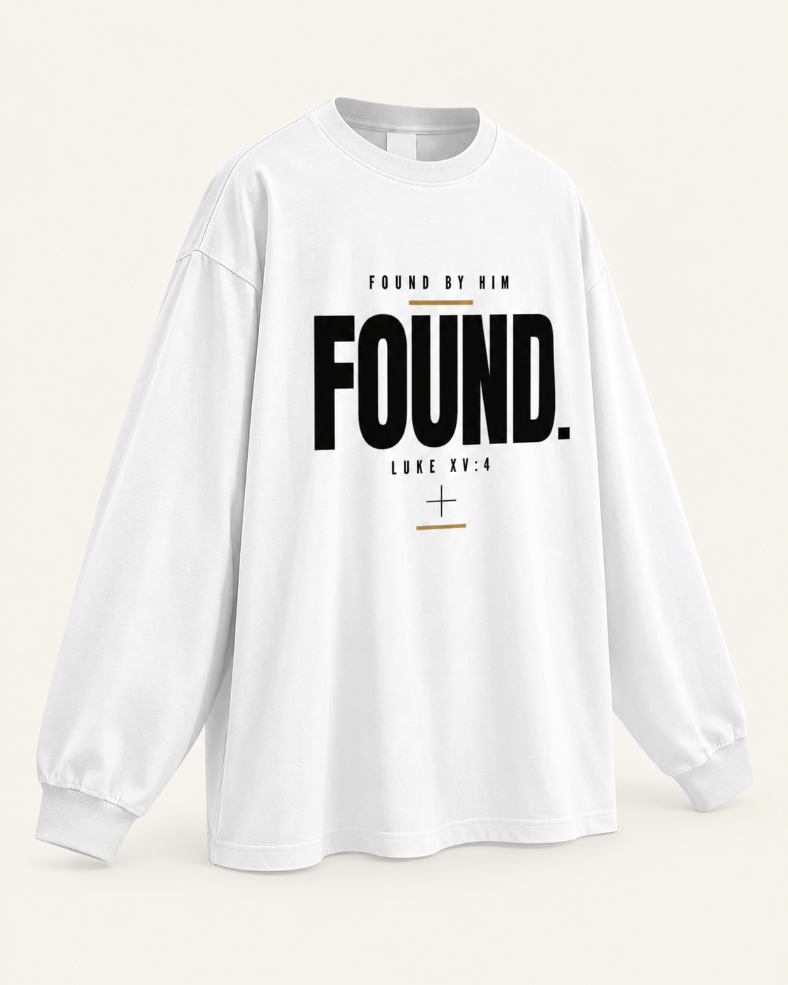 FOUND - Oversized Unisex Long Sleeve T-Shirt