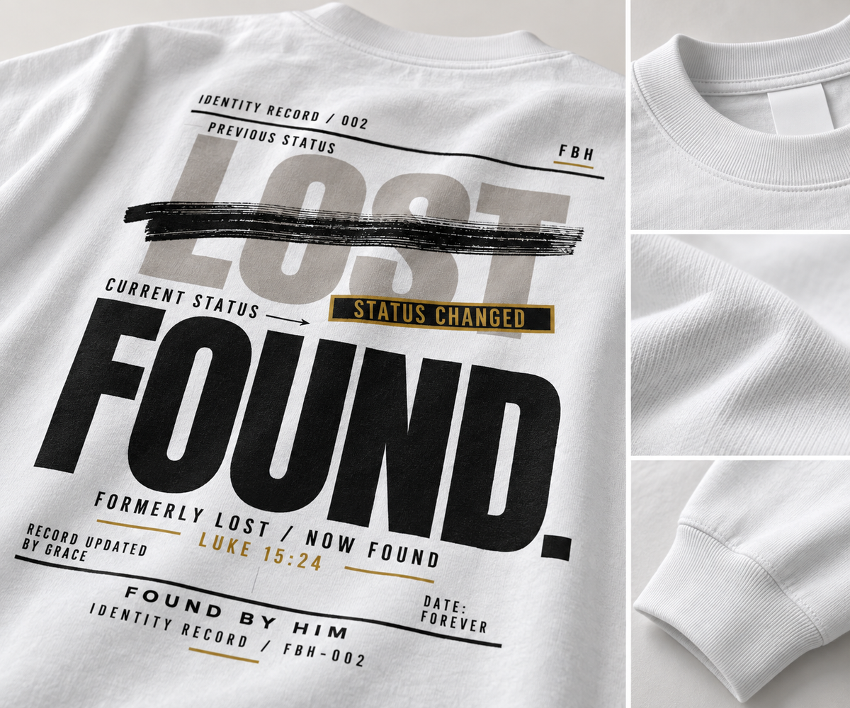 Found By Him garment detail