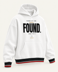 FOUND - Unisex Oversized Color Block Fleece Hoodie