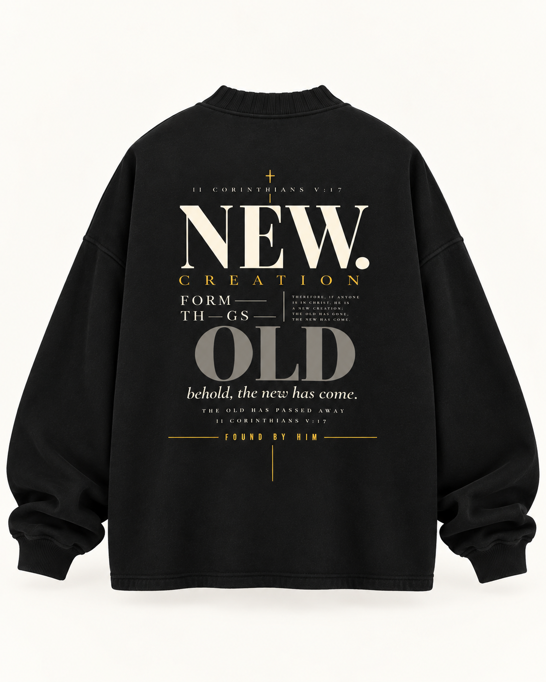 NEW CREATION - Knitted Round Neck Oversize Sweatshirt