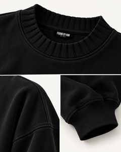 NEW CREATION - Knitted Round Neck Oversize Sweatshirt