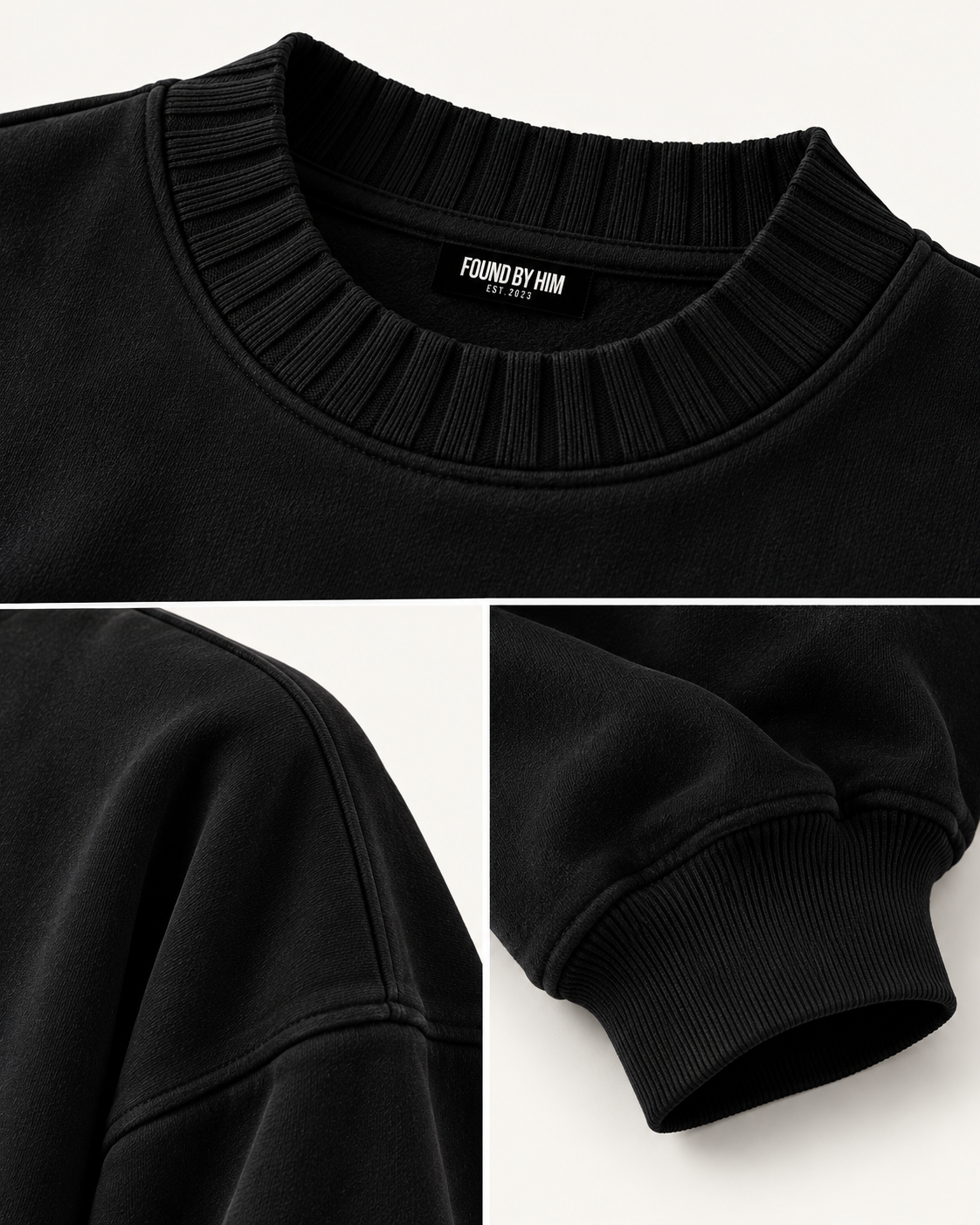 NEW CREATION - Knitted Round Neck Oversize Sweatshirt