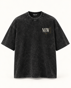 NEW CREATION - Snow Washed Oversized Cotton T-Shirt