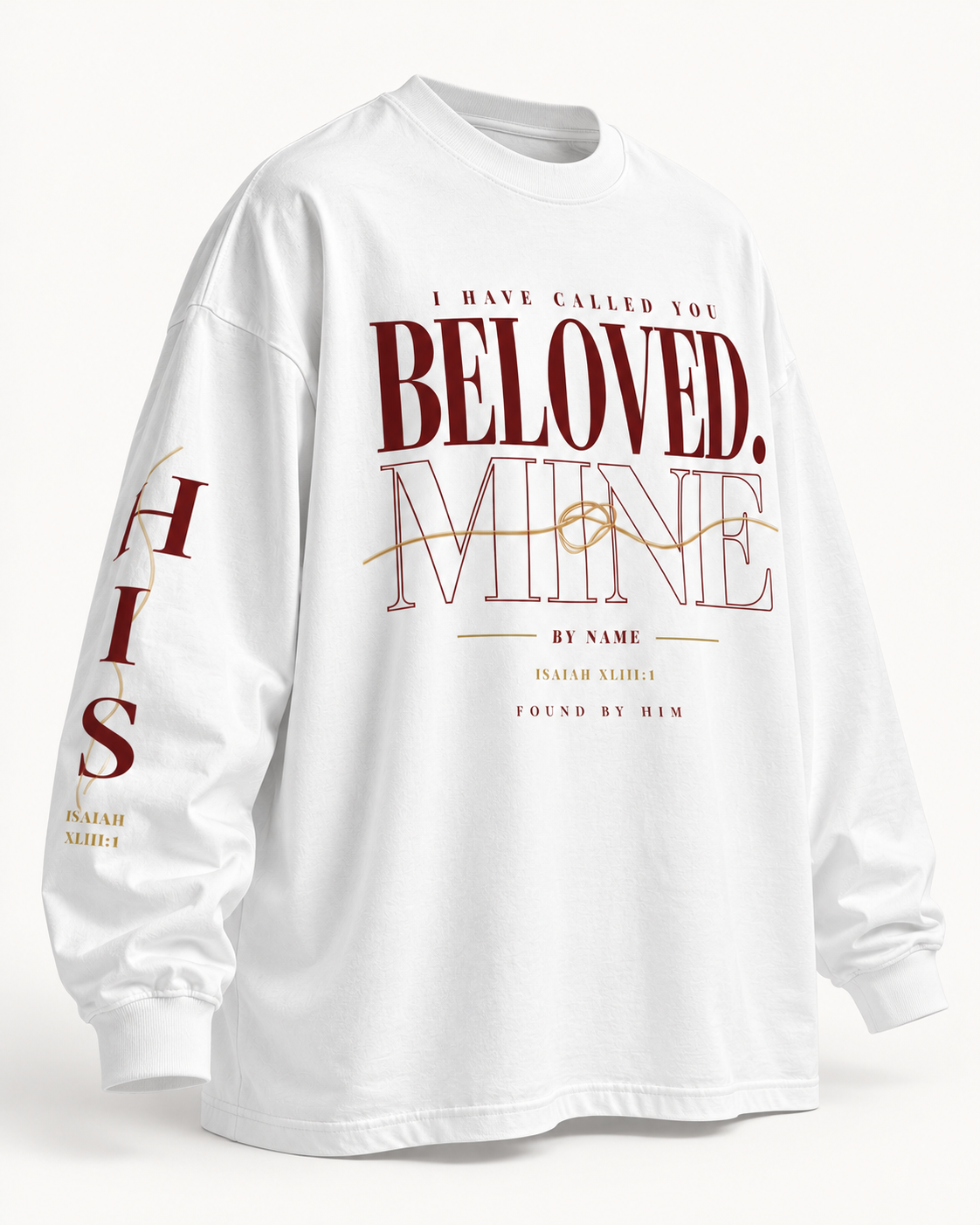 BELOVED - Oversized Unisex Long Sleeve T-Shirt