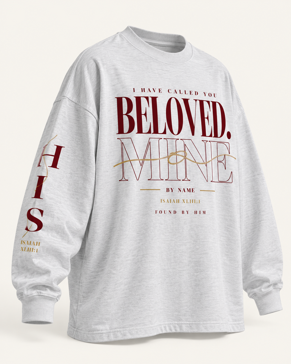 BELOVED - Oversized Unisex Long Sleeve T-Shirt