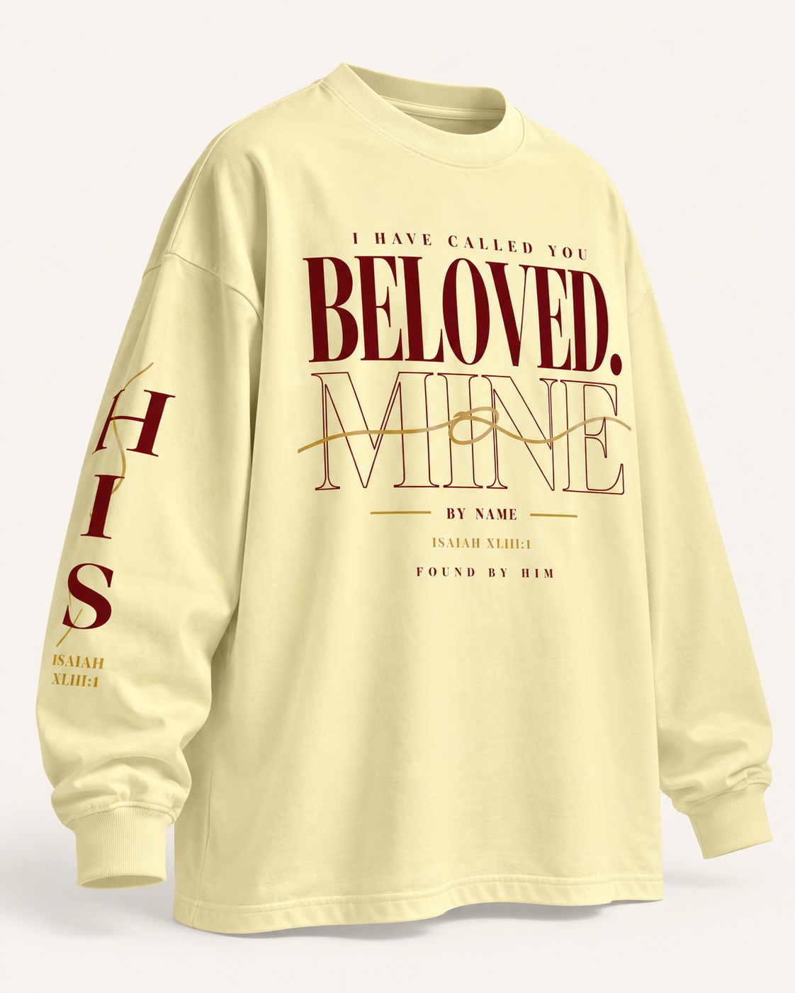 BELOVED - Oversized Unisex Long Sleeve T-Shirt
