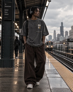 THE ONE - Snow Washed Oversized Tee