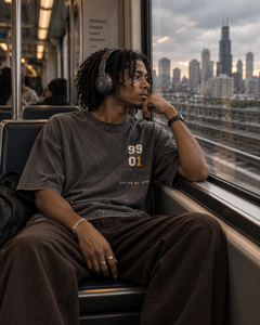 THE ONE - Snow Washed Oversized Tee