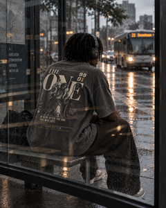 THE ONE - Snow Washed Oversized Tee