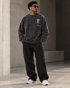 THE ONE - Mineral Wash Oversized Sweater