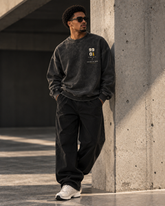 THE ONE - Mineral Wash Oversized Sweater