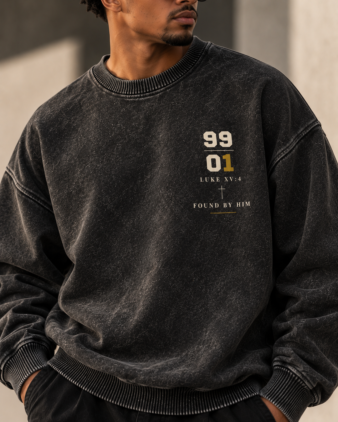 THE ONE - Mineral Wash Oversized Sweater