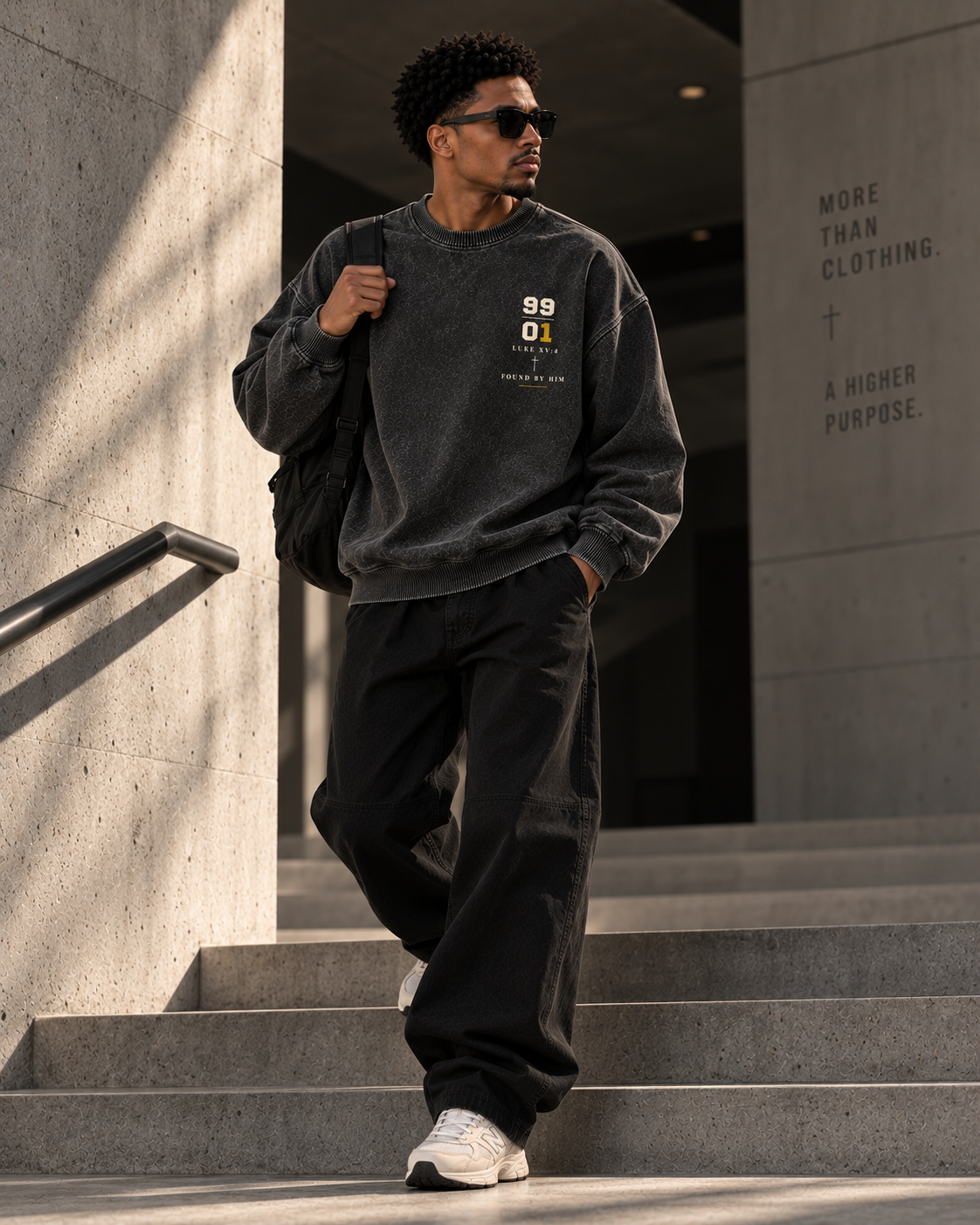 THE ONE - Mineral Wash Oversized Sweater