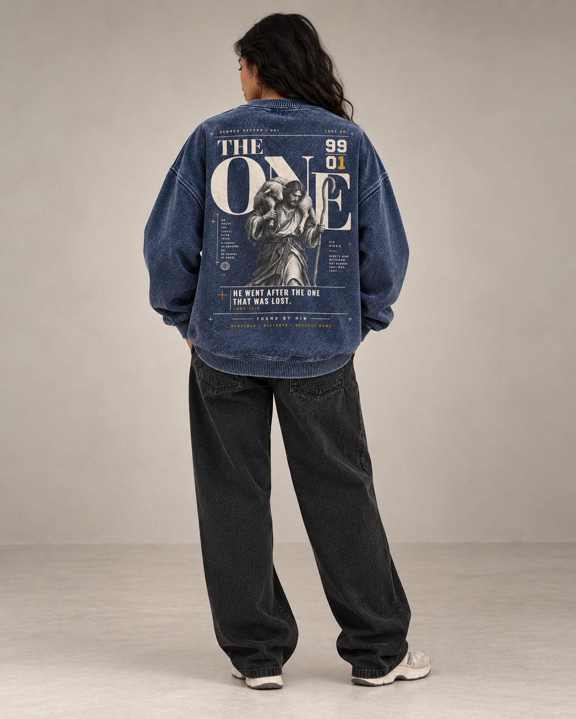 THE ONE - Mineral Wash Oversized Sweater