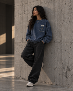THE ONE - Mineral Wash Oversized Sweater