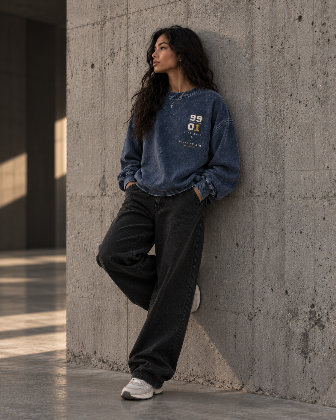THE ONE - Mineral Wash Oversized Sweater