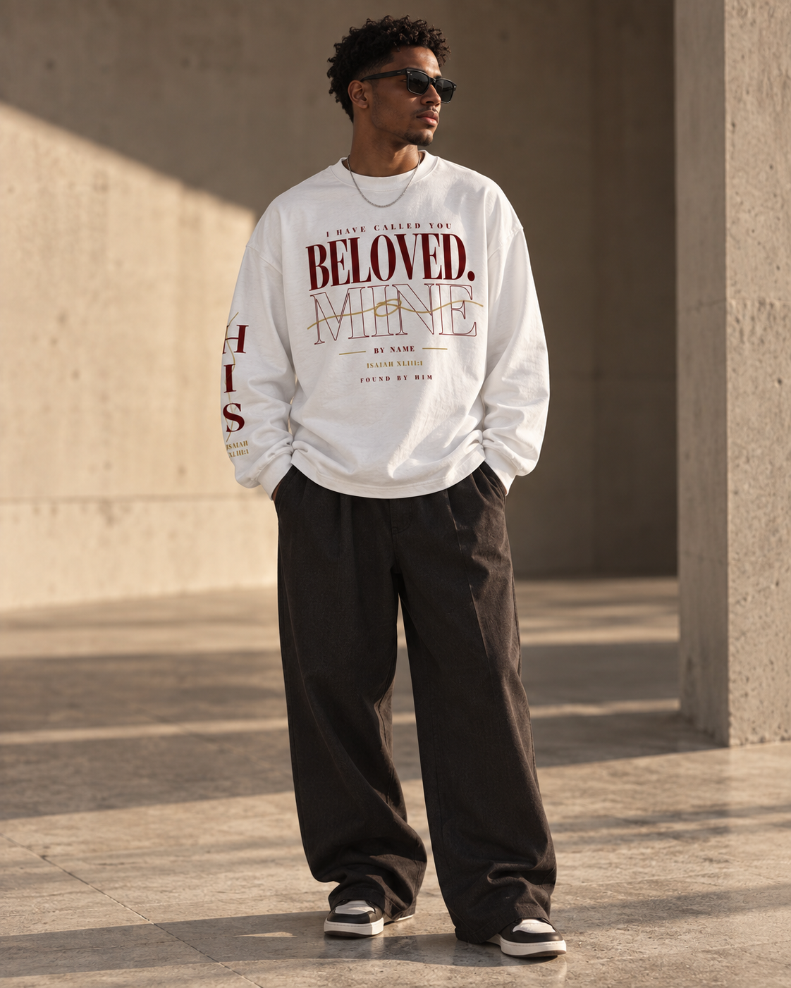 BELOVED - Oversized Unisex Long Sleeve T-Shirt