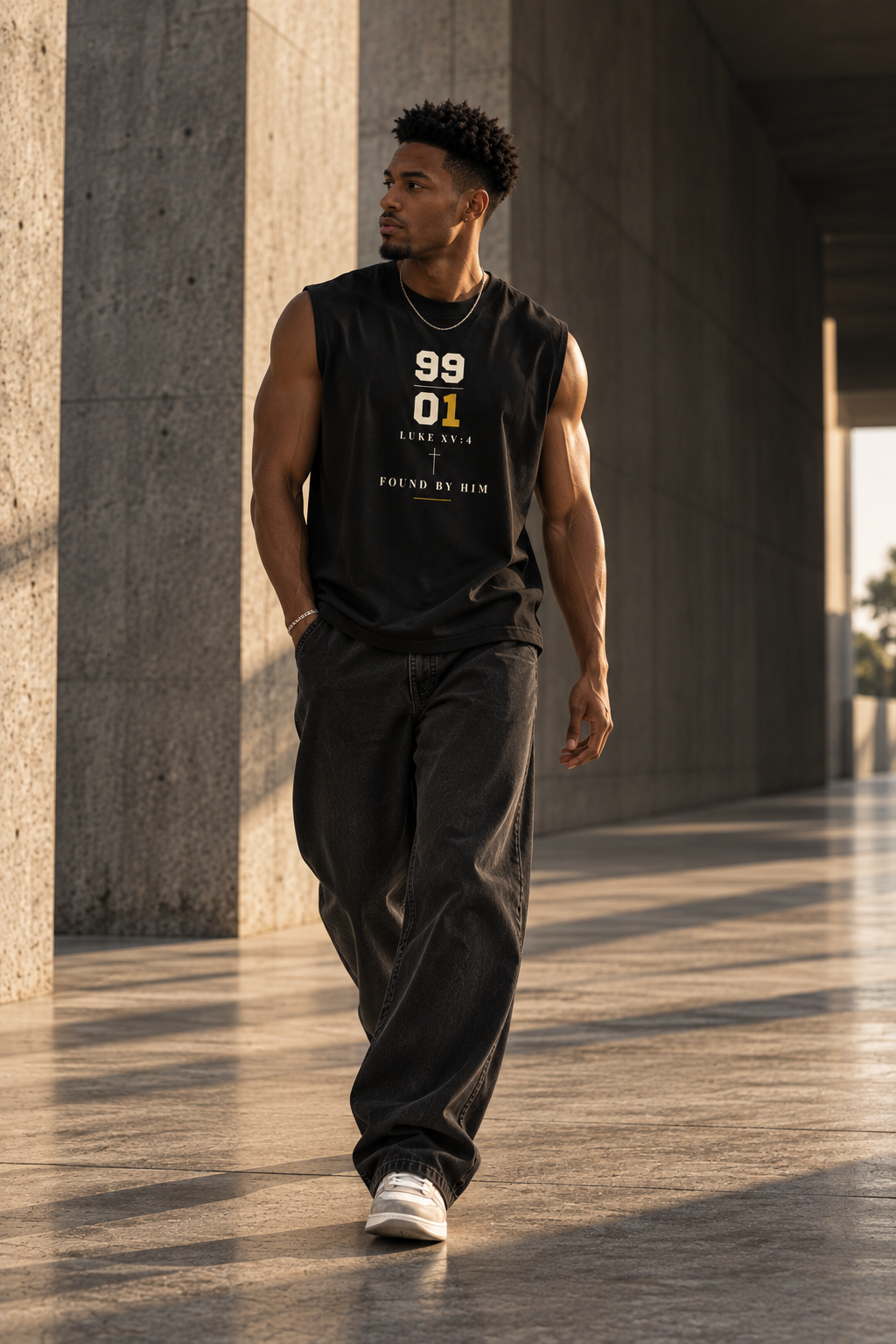 THE ONE - Men's Sleeveless Cotton Tank Top