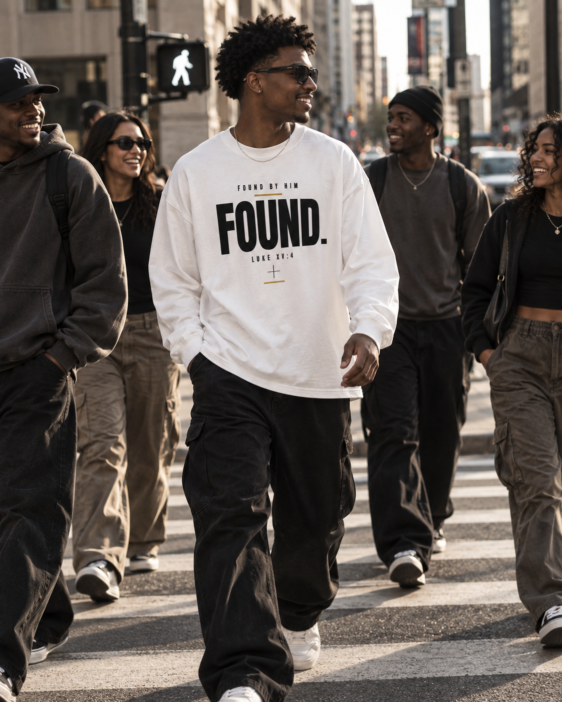 FOUND - Oversized Unisex Long Sleeve T-Shirt