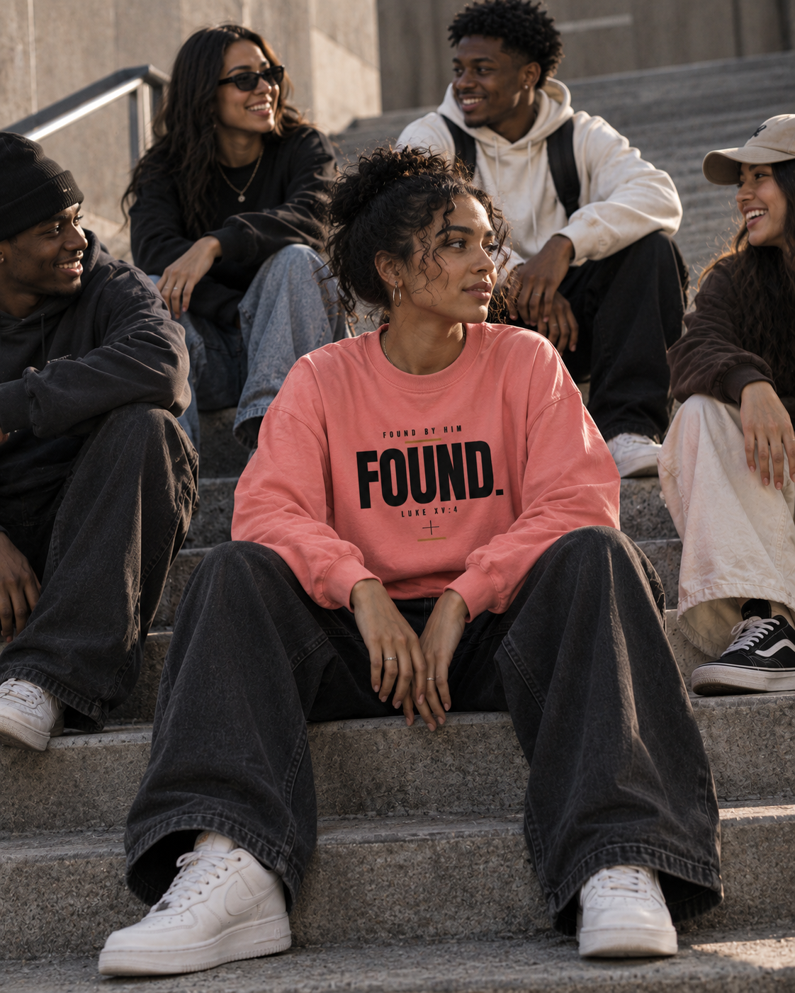 FOUND - Oversized Unisex Long Sleeve T-Shirt