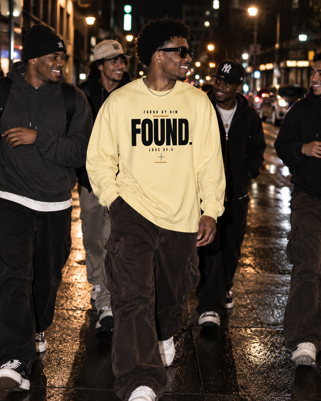 FOUND - Oversized Unisex Long Sleeve T-Shirt