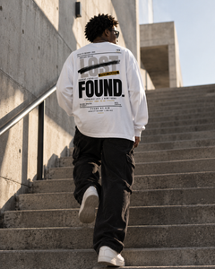 FOUND - Oversized Unisex Long Sleeve T-Shirt