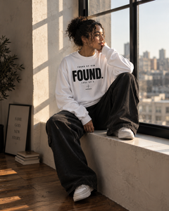 FOUND - Oversized Unisex Long Sleeve T-Shirt