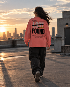 FOUND - Oversized Unisex Long Sleeve T-Shirt