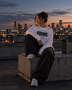 FOUND - Oversized Unisex Long Sleeve T-Shirt