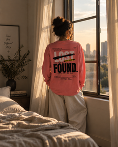 FOUND - Oversized Unisex Long Sleeve T-Shirt