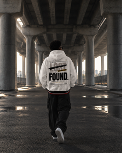 FOUND - Unisex Oversized Color Block Fleece Hoodie