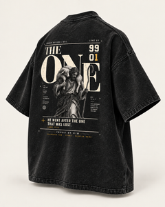 THE ONE - Snow Washed Oversized Tee