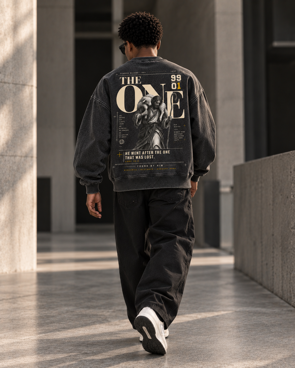 THE ONE - Mineral Wash Oversized Sweater