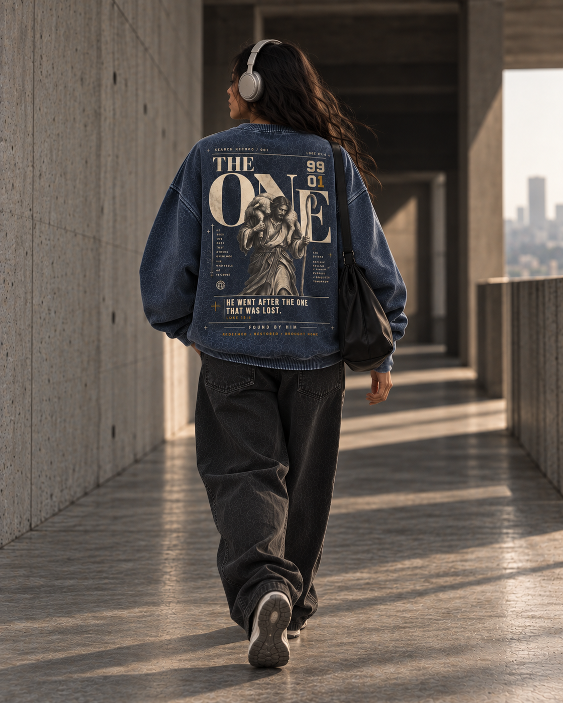 THE ONE - Mineral Wash Oversized Sweater