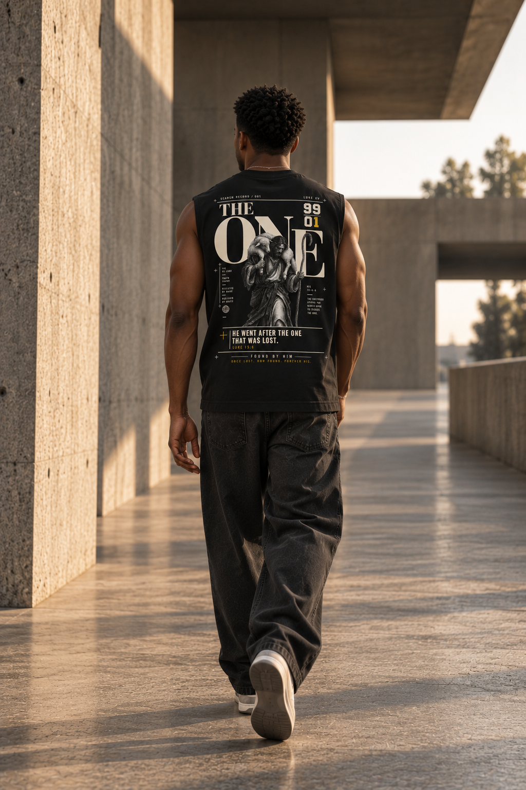 THE ONE - Men's Sleeveless Cotton Tank Top