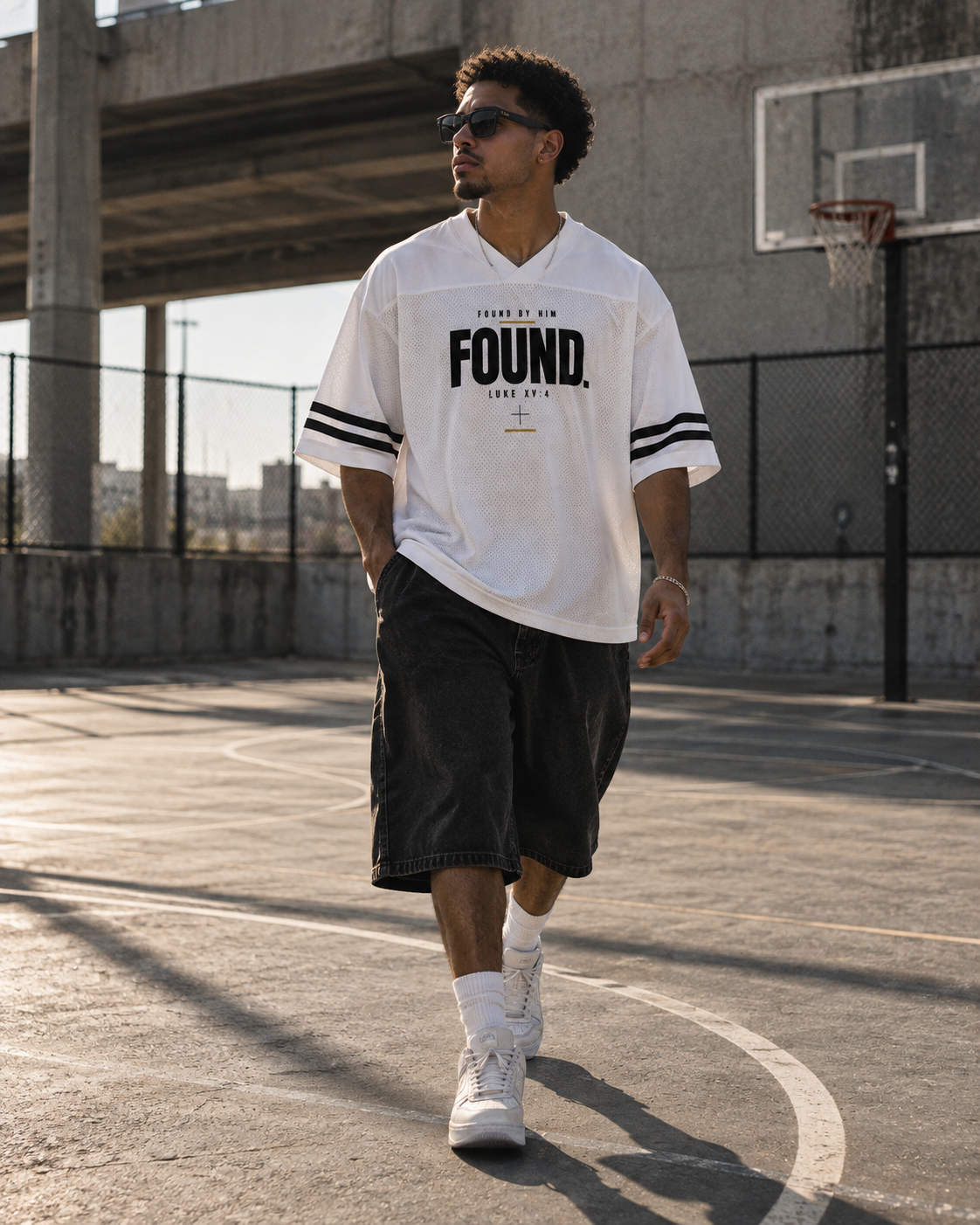 FOUND - Taped Mesh Tee