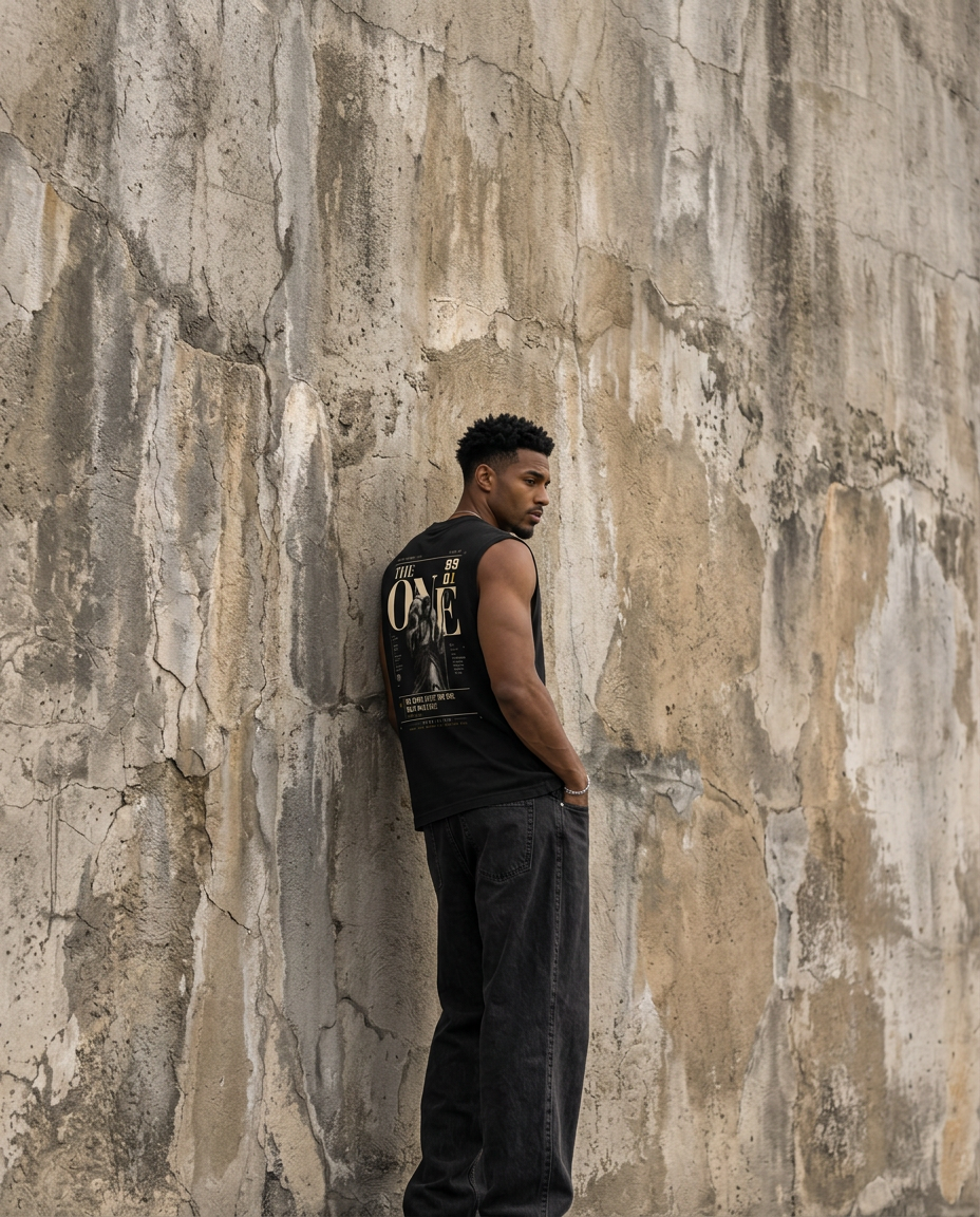 THE ONE - Men's Sleeveless Cotton Tank Top